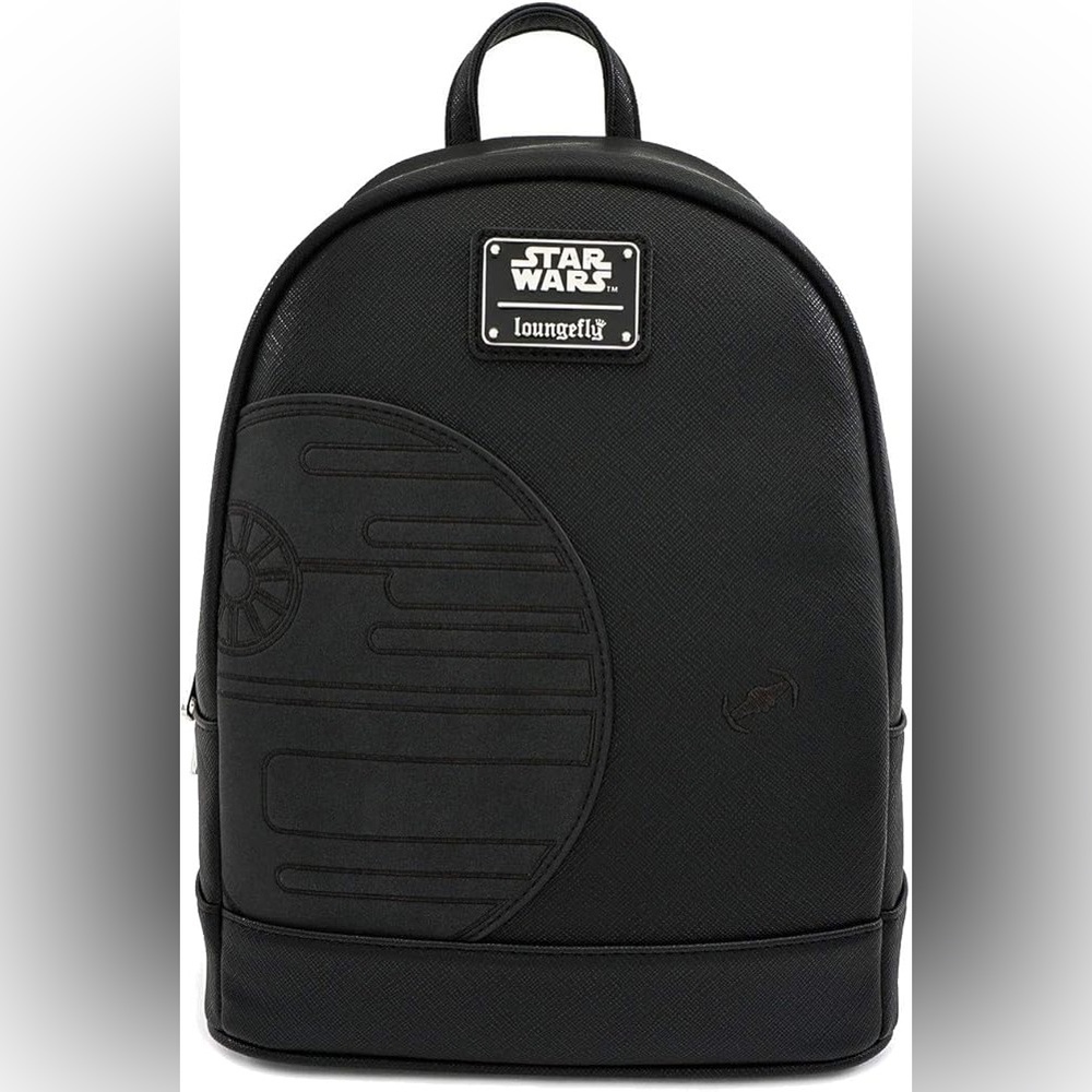 Loungefly Star Wars Death Star Mini Backpack with Embroidered Details